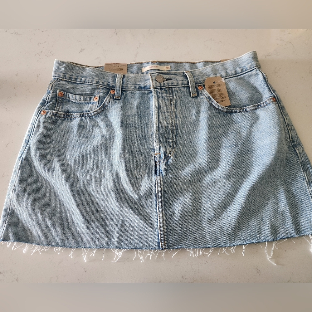 Levi's Icon Jean Mini Skirt Casual, Size 31